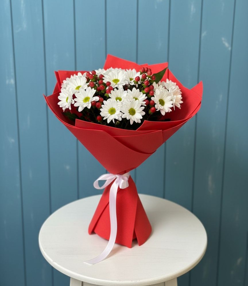 Букет цветов из: Хризантемы в Сясьстройске