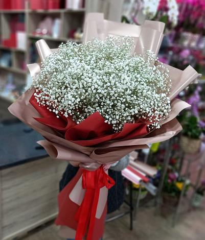 Букет цветов из: Гипсофила в Сясьстройске