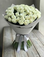 Букет 35 Белых роз в Сясьстройске