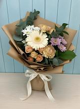Букет цветов из:  Герберы и Хризантемы в Сясьстройске