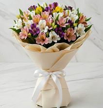 Букет цветов из:  Альстромерии #REPLACE_PRED# Сясьстройске