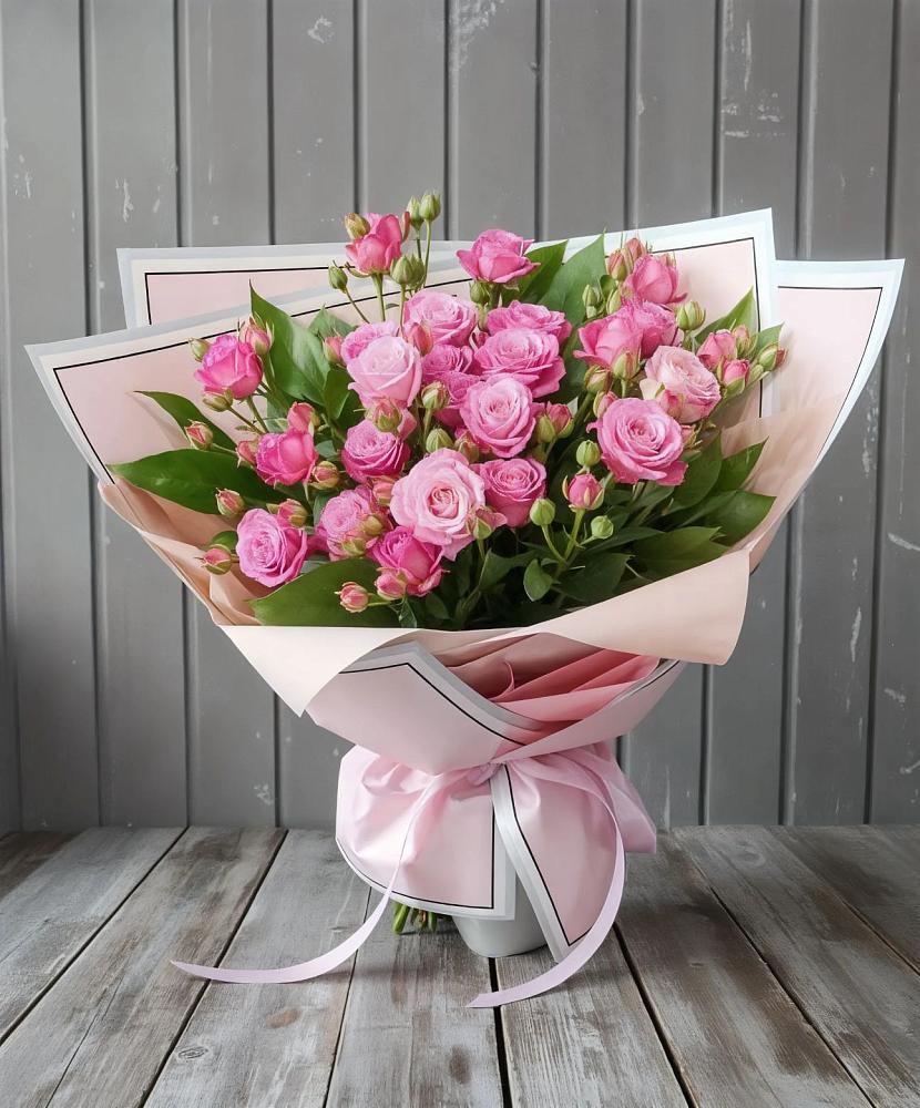 Букет Розовый кустик в Сясьстройске