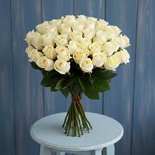 Букет 51 Белая роза Эдлесс Лав #REPLACE_PRED# Сясьстройске