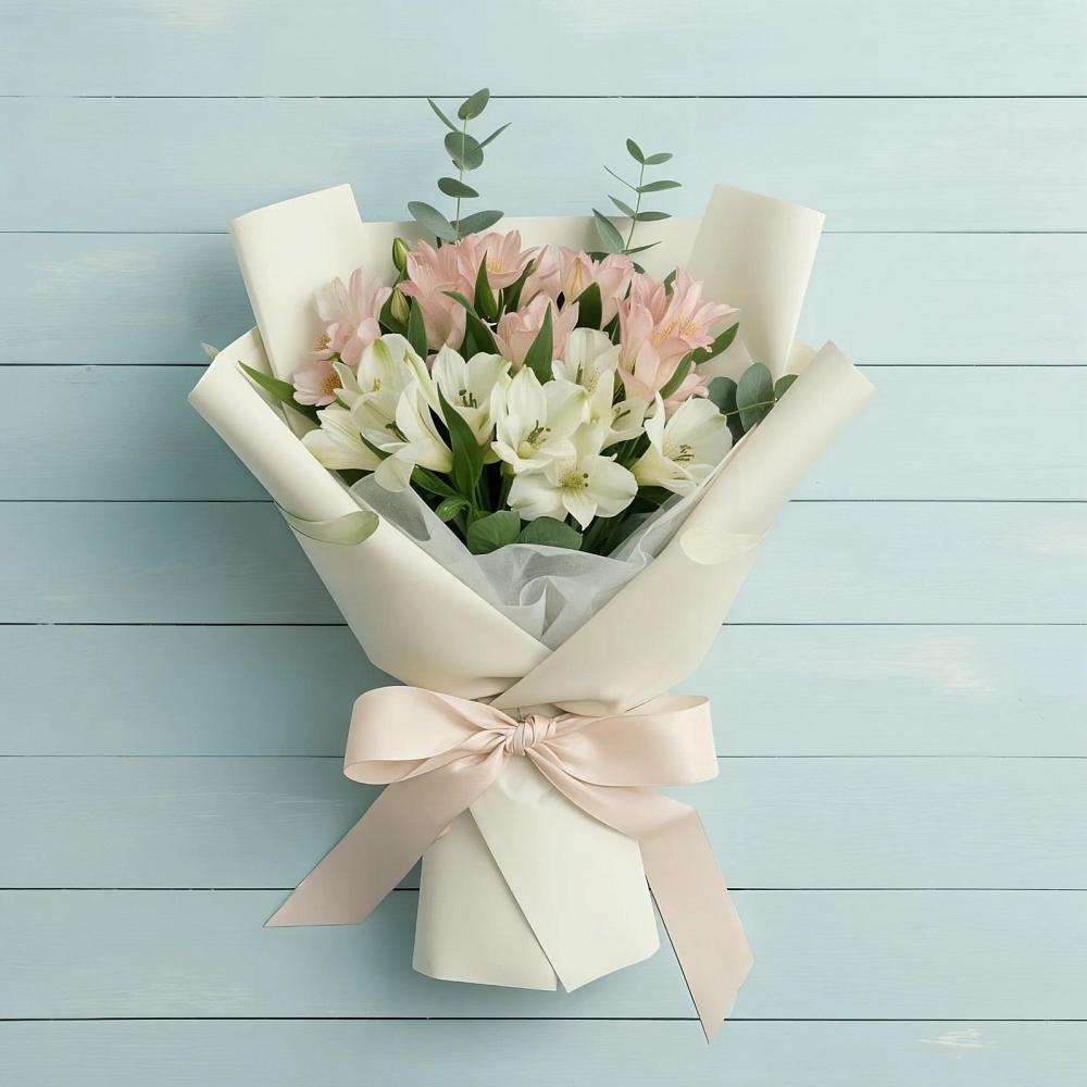 Букет цветов из: Альстромерии в Сясьстройске