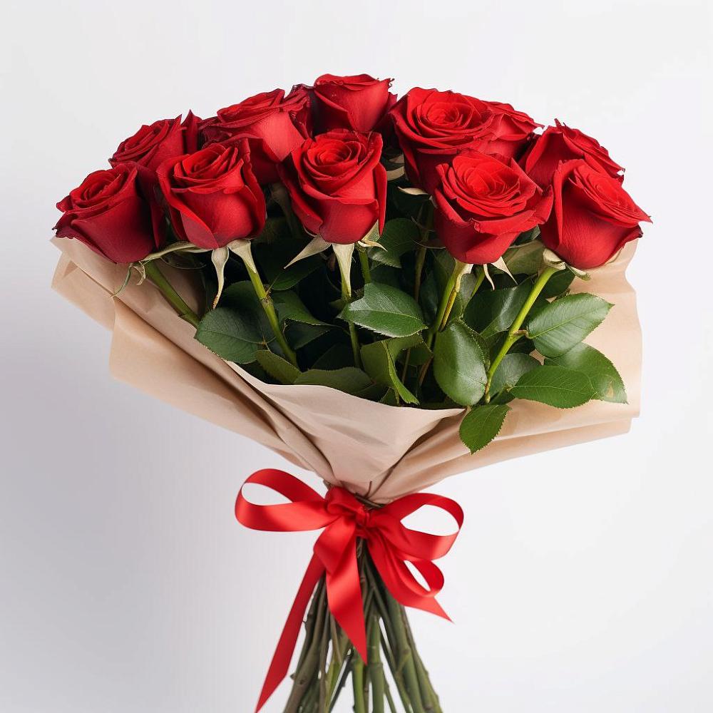 Букет 11 Красных роз Эдлесс Лав в Сясьстройске