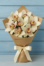 Букет цветов из:  Орхидеи и Розы в Сясьстройске